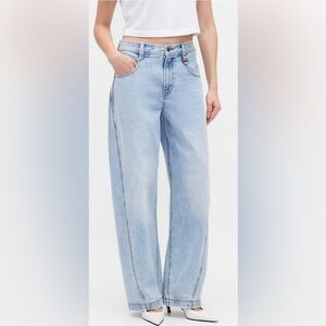 Gap × BÉIS High Rise Barrel Jeans in size 30 Regular